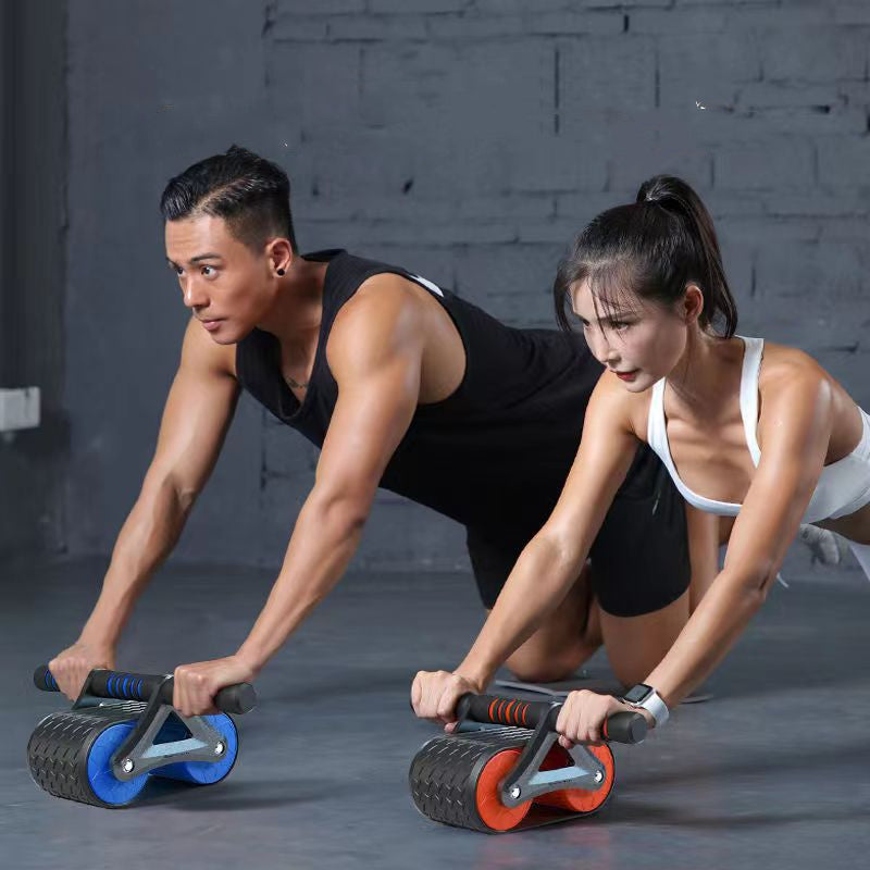 PowerCore Rebound Ab Roller – Dual-Wheel Automatic Abdominal Trainer